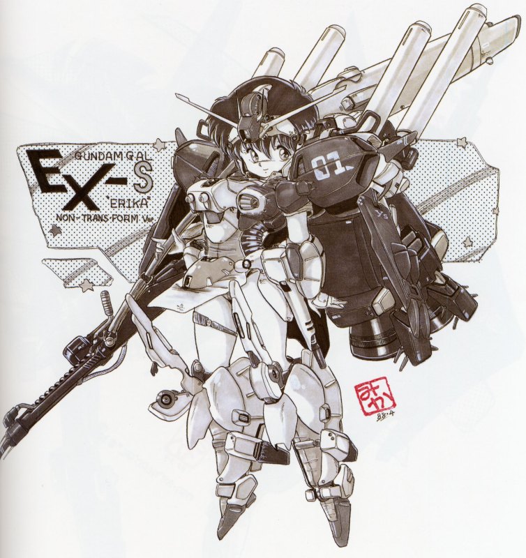 Otaku Gallery  / Art Books / Gundam - Mobile Suit Girls - Mika Akitaka / 044.jpg